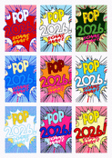 Pop Art Color&eacute; pour la nouvelle ann&eacute;e 2026 